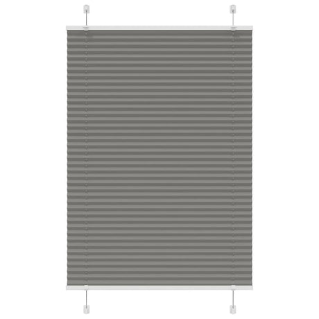 Vidaxx Plissee-Rollo 95x100 cm Stoffbreite 94,4 cm Anthrazit