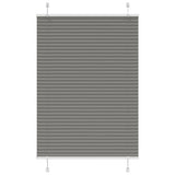 Vidaxx Plissee-Rollo 100x100 cm Stoffbreite 99,4 cm Anthrazit