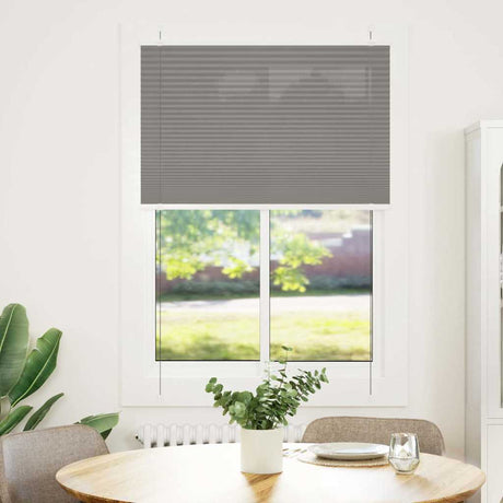 Vidaxx Plissee-Rollo 100x100 cm Stoffbreite 99,4 cm Anthrazit