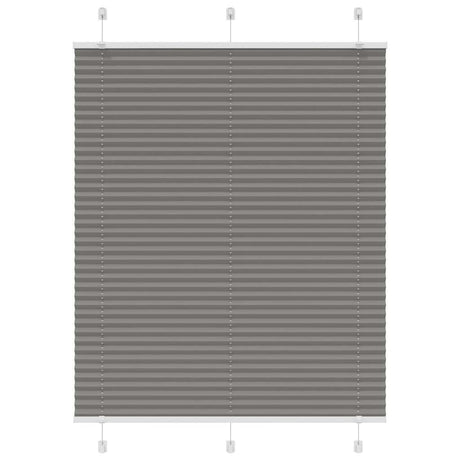 Vidaxx Plissee-Rollo 105x100 cm Stoffbreite 104,4 cm Anthrazit