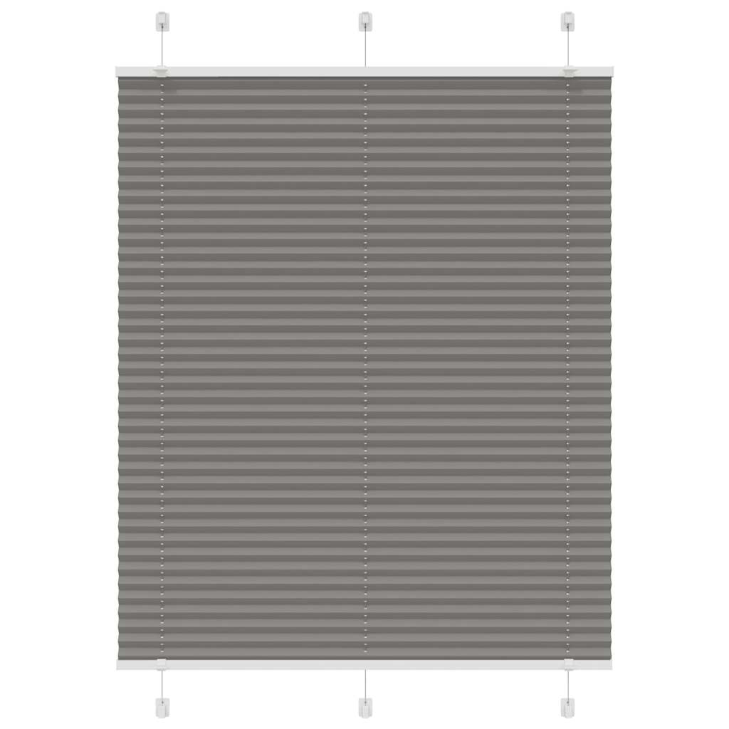 Vidaxx Plissee-Rollo 110x100 cm Stoffbreite 109,4 cm Anthrazit