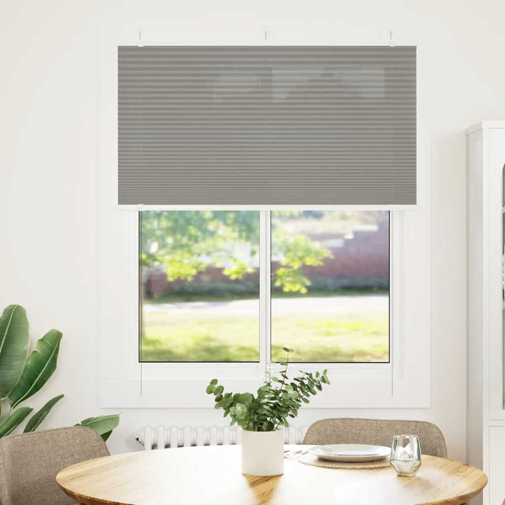 Vidaxx Plissee-Rollo 110x100 cm Stoffbreite 109,4 cm Anthrazit