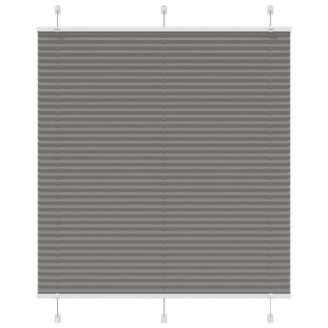Vidaxx Plissee-Rollo 115x100 cm Stoffbreite 114,4 cm Anthrazit