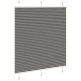 Vidaxx Plissee-Rollo 115x100 cm Stoffbreite 114,4 cm Anthrazit