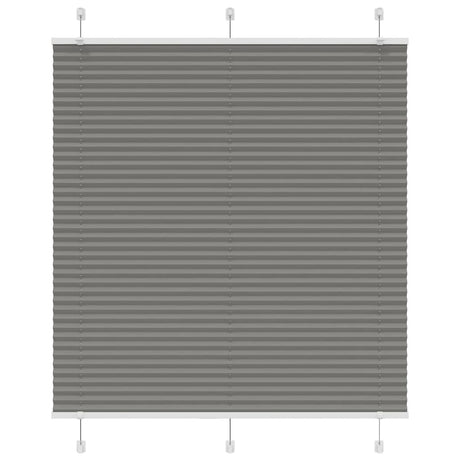 Vidaxx Plissee-Rollo 120x100 cm Stoffbreite 119,4 cm Anthrazit