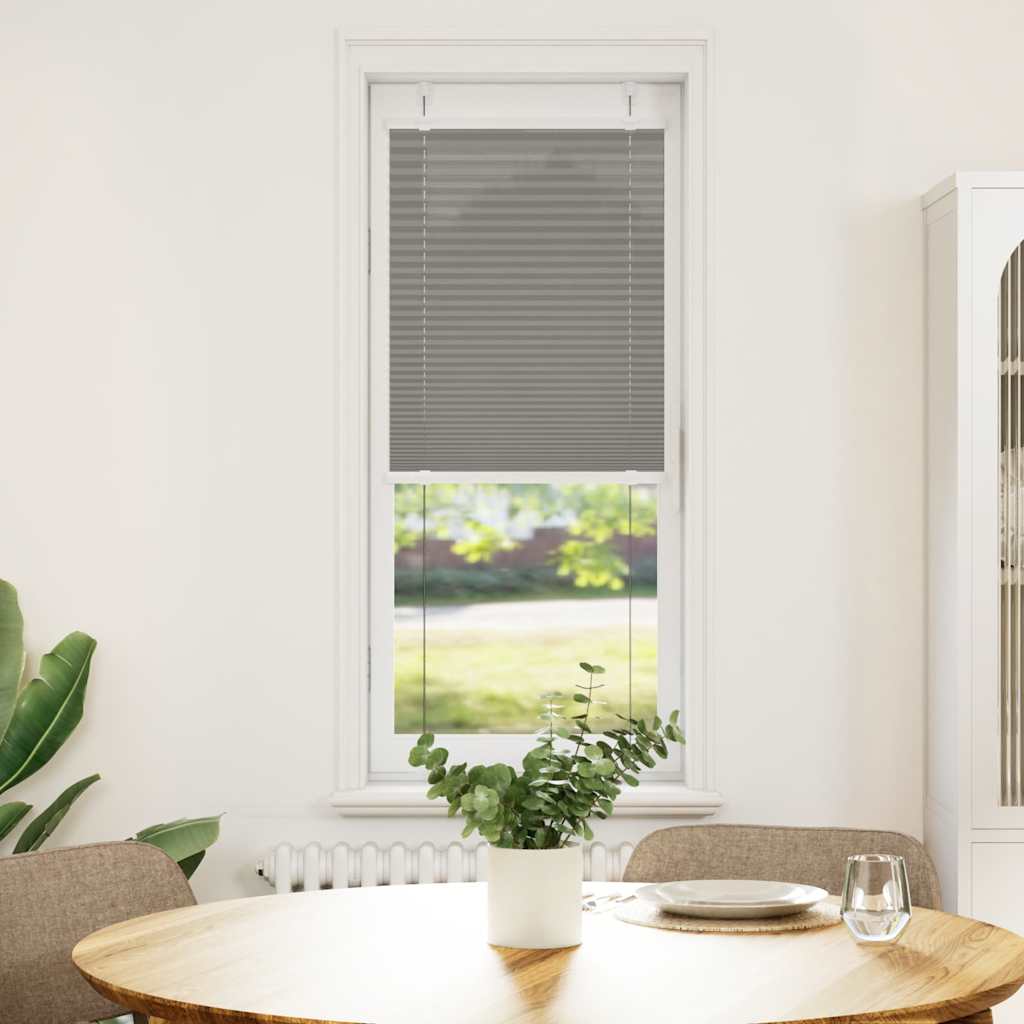 Vidaxx Plissee-Rollo 40x150 cm Stoffbreite 39,4 cm Anthrazit