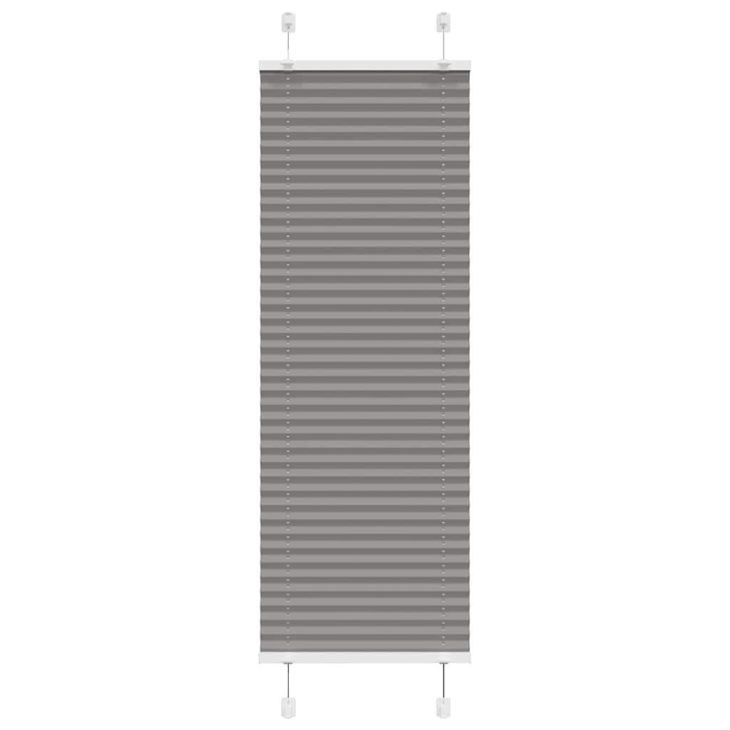 Vidaxx Plissee-Rollo 50x150 cm Stoffbreite 49,4 cm Anthrazit