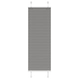 Vidaxx Plissee-Rollo 50x150 cm Stoffbreite 49,4 cm Anthrazit