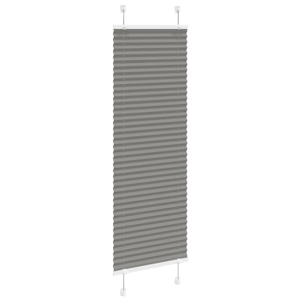 Vidaxx Plissee-Rollo 50x150 cm Stoffbreite 49,4 cm Anthrazit