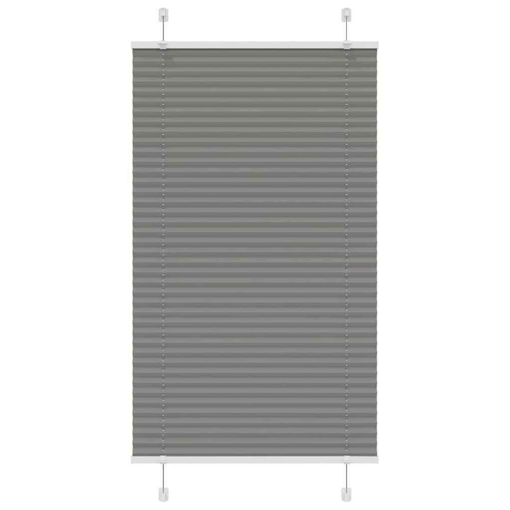 Vidaxx Plissee-Rollo 80x150 cm Stoffbreite 79,4 cm Anthrazit