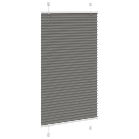 Vidaxx Plissee-Rollo 80x150 cm Stoffbreite 79,4 cm Anthrazit