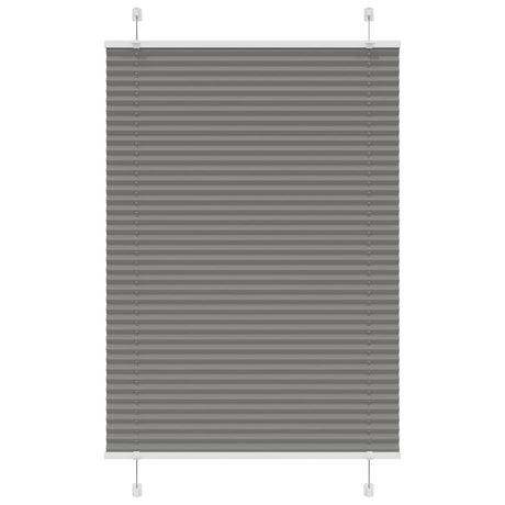 Vidaxx Plissee-Rollo 85x150 cm Stoffbreite 84,4 cm Anthrazit