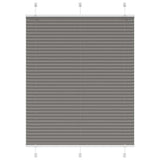 Vidaxl plissé rolgordijn 105x150 cm stofbreedte 104,4 cm antraciet