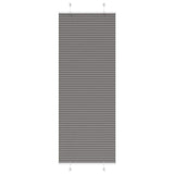 Vidaxl plissé rolgordijn 75x200 cm stofbreedte 74,4 cm antraciet
