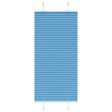 Vidaxl plissé rolgordijn 55x100 cm stofbreedte 54,4 cm polyester blauw