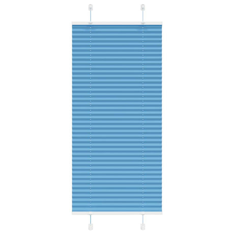 Vidaxl plissé rolgordijn 55x100 cm stofbreedte 54,4 cm polyester blauw