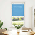 Vidaxl plissé rolgordijn 55x100 cm stofbreedte 54,4 cm polyester blauw