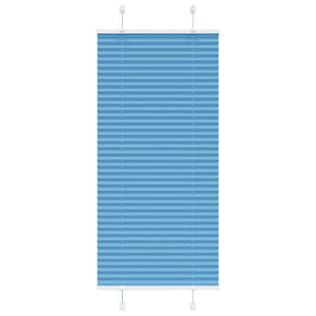 Vidaxl plissé rolgordijn 60x150 cm stofbreedte 59,4 cm polyester blauw