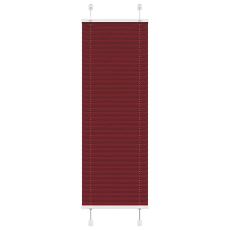 Vidaxl plissé rolgordijn 50x100 cm stofbreedte 49,4 cm bordeauxrood