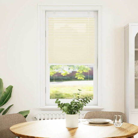 Vidaxl plissé rolgordijn 60x100 cm stofbreedte 59,4 cm polyester crème