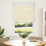 Vidaxl plissé rolgordijn 75x100 cm stofbreedte 74,4 cm polyester crème