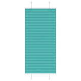 Vidaxl plissé rolgordijn 60x150 cm stofbreedte 59,4 cm petrol groen