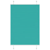 Vidaxl plissé rolgordijn 85x150 cm stofbreedte 84,4 cm petrol groen