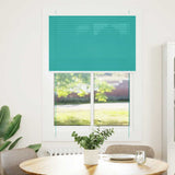 Vidaxl plissé rolgordijn 85x150 cm stofbreedte 84,4 cm petrol groen