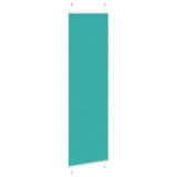Vidaxl plissé rolgordijn 65x200 cm stofbreedte 64,4 cm petrol groen