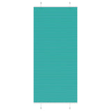 Vidaxl plissé rolgordijn 100x200 cm stofbreedte 99,4cm petrol groen