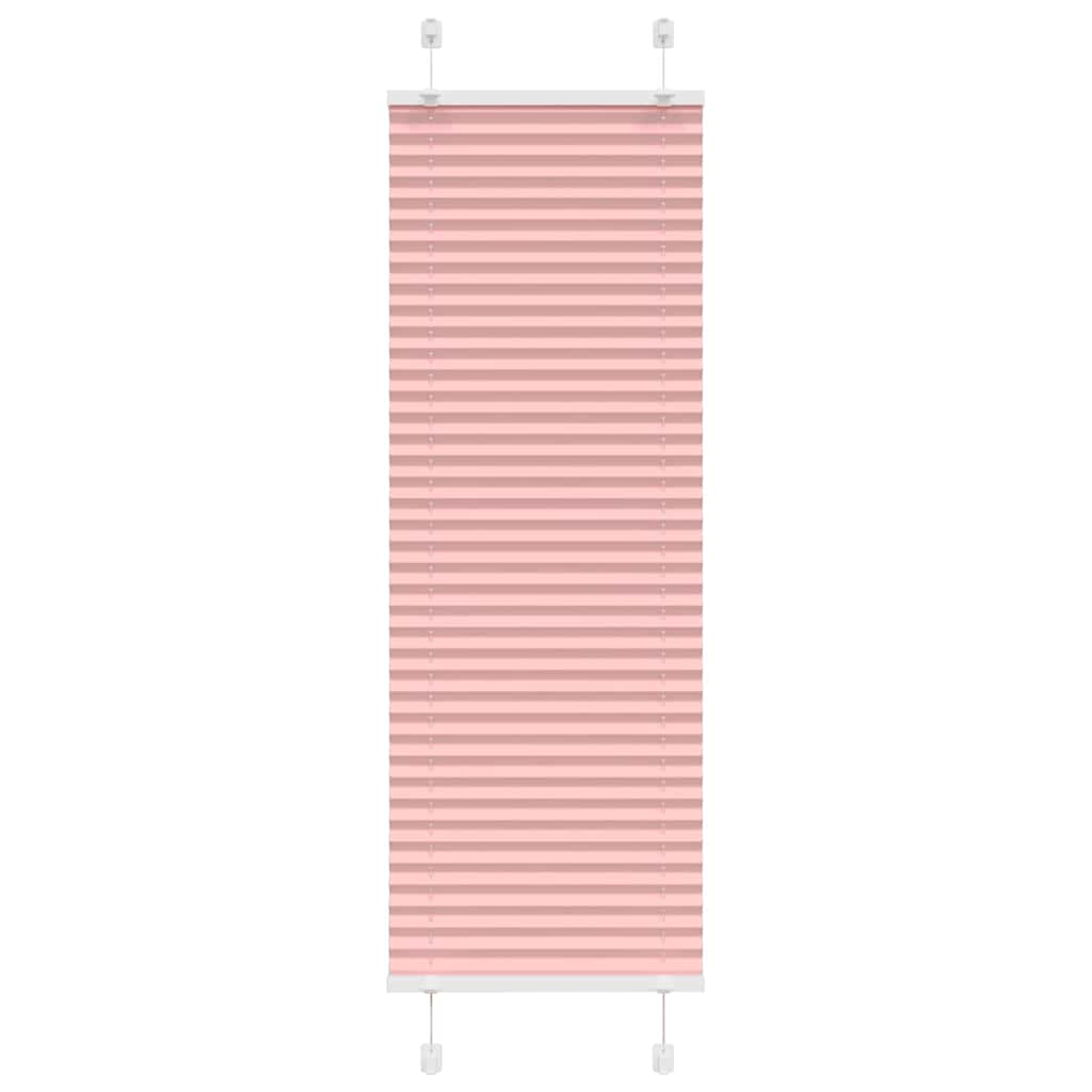 Vidaxl plissé rolgordijn 40x100 cm stofbreedte 39,4 cm polyester roze