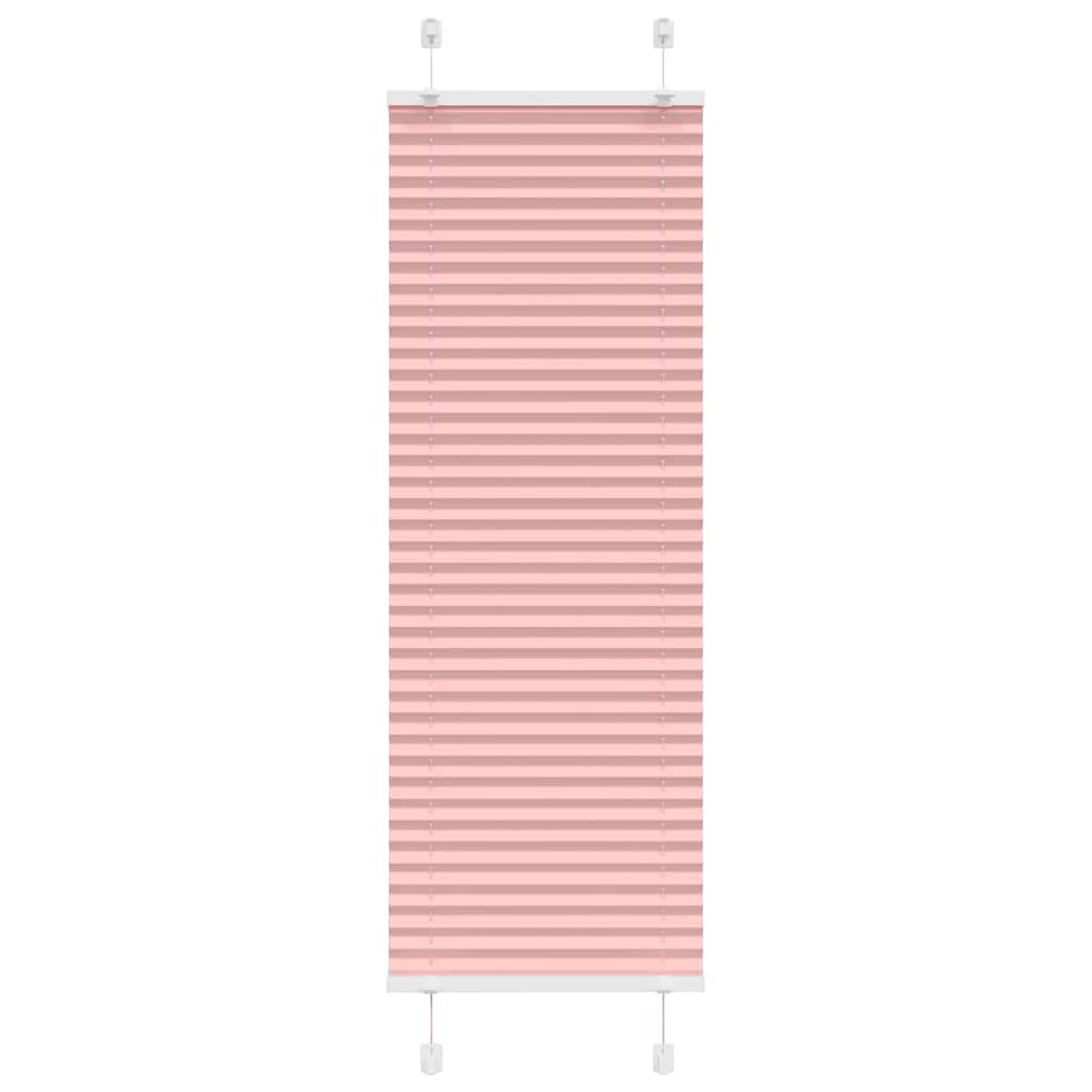 Vidaxl plissé rolgordijn 50x100 cm stofbreedte 49,4 cm polyester roze