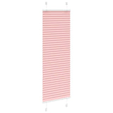 Vidaxl plissé rolgordijn 50x100 cm stofbreedte 49,4 cm polyester roze