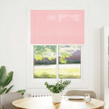 Vidaxl plissé rolgordijn 85x100 cm stofbreedte 84,4 cm polyester roze