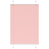 Vidaxl plissé rolgordijn 95x100 cm stofbreedte 94,4 cm polyester roze