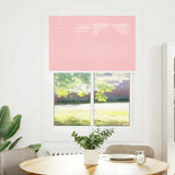 Vidaxl plissé rolgordijn 95x100 cm stofbreedte 94,4 cm polyester roze