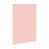 Vidaxl plissé rolgordijn 95x100 cm stofbreedte 94,4 cm polyester roze