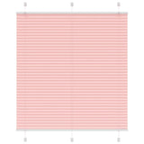 Vidaxl plissé rolgordijn 120x100cm stofbreedte 119,4cm polyester roze