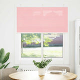 Vidaxl plissé rolgordijn 120x100cm stofbreedte 119,4cm polyester roze