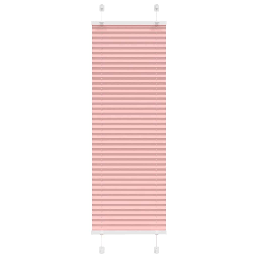 Vidaxl plissé rolgordijn 50x150 cm stofbreedte 49,4 cm polyester roze