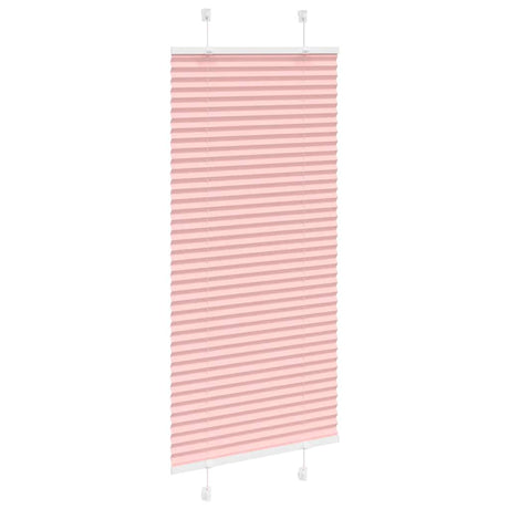Vidaxl plissé rolgordijn 60x150 cm stofbreedte 59,4 cm polyester roze