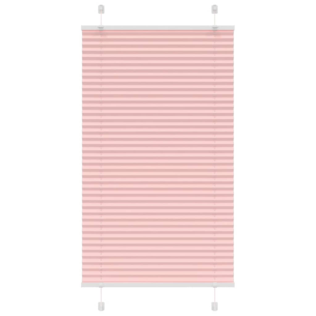 Vidaxl plissé rolgordijn 70x150 cm stofbreedte 69,4 cm polyester roze