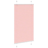 Vidaxl plissé rolgordijn 70x150 cm stofbreedte 69,4 cm polyester roze