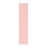 Vidaxl plissé rolgordijn 40x200 cm stofbreedte 39,4 cm polyester roze