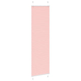 Vidaxl plissé rolgordijn 60x200 cm stofbreedte 59,4 cm polyester roze