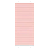 Vidaxl plissé rolgordijn 95x200 cm stofbreedte 94,4 cm polyester roze