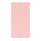 Vidaxl plissé rolgordijn 105x200cm stofbreedte 104,4cm polyester roze