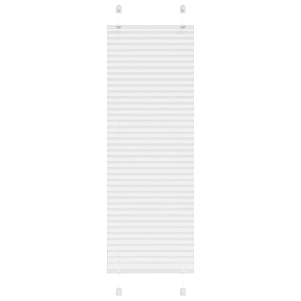 Vidaxl plissé rolgordijn 50x100 cm stofbreedte 49,4 cm polyester wit