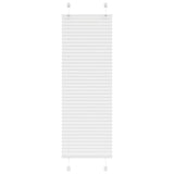 Vidaxl plissé rolgordijn 50x100 cm stofbreedte 49,4 cm polyester wit