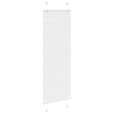 Vidaxl plissé rolgordijn 50x100 cm stofbreedte 49,4 cm polyester wit